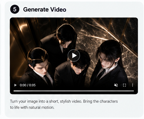 meiwoo_'s tweet photo. Final step: turn the edited image into video.

Image → angle adjustment → local edit → motion, all from the same creative flow.

That’s the kind of AI workflow I actually want: keep the context, change what matters, and keep moving.

If you want to try the same flow, Nano Banana / GPT Image / Qwen Image are 30% OFF for a limited time.
