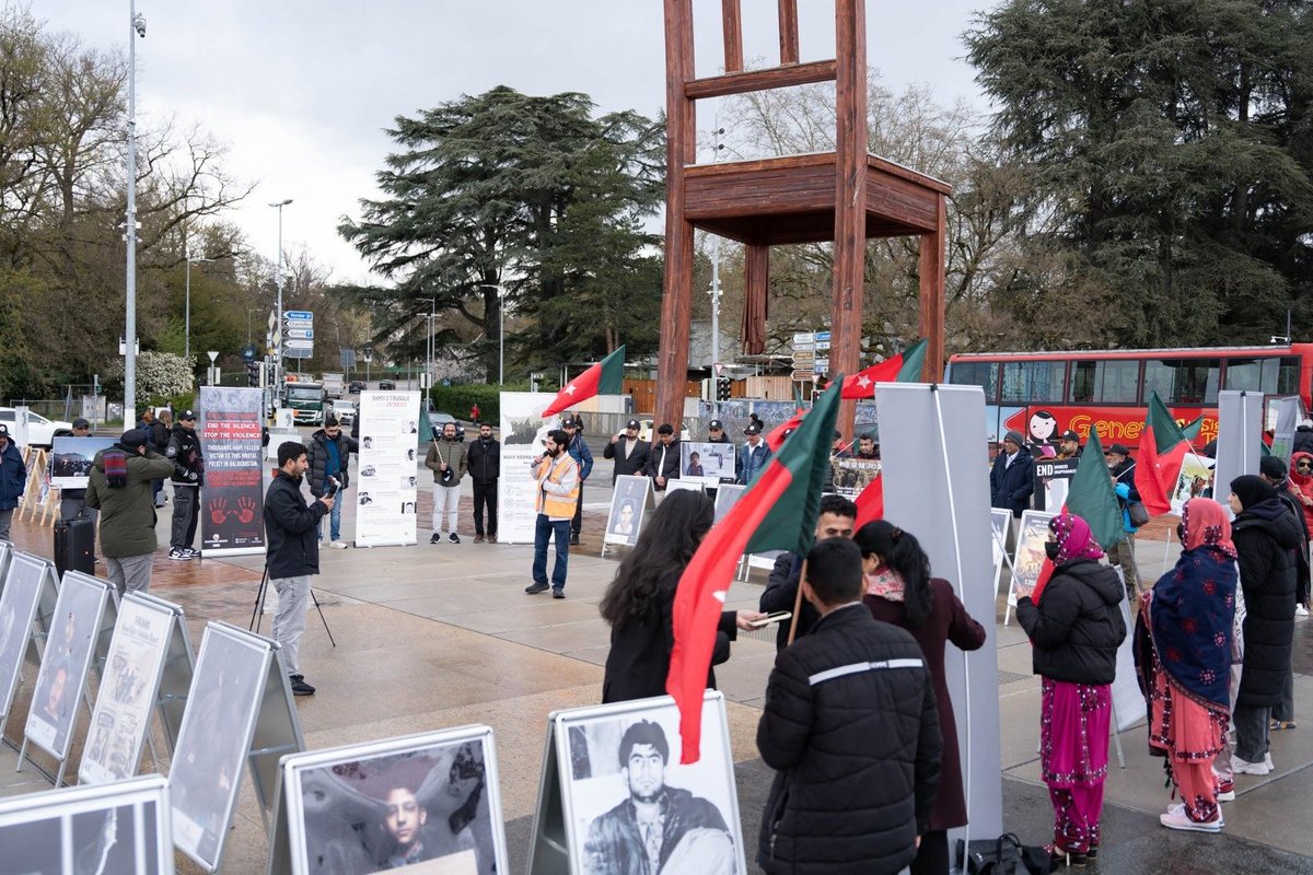 GazziSameer's tweet photo. The Baloch National Movement will hold a three-day campaign in Geneva, 24–26 Sep 2026, during the 63rd UN Human Rights Council. Conference, rally, protest &amp; photo exhibition. #BNMatUNSep2026 #BNMGlobalCampaign #BIC12 https://t.co/9NsCZk2w1S
