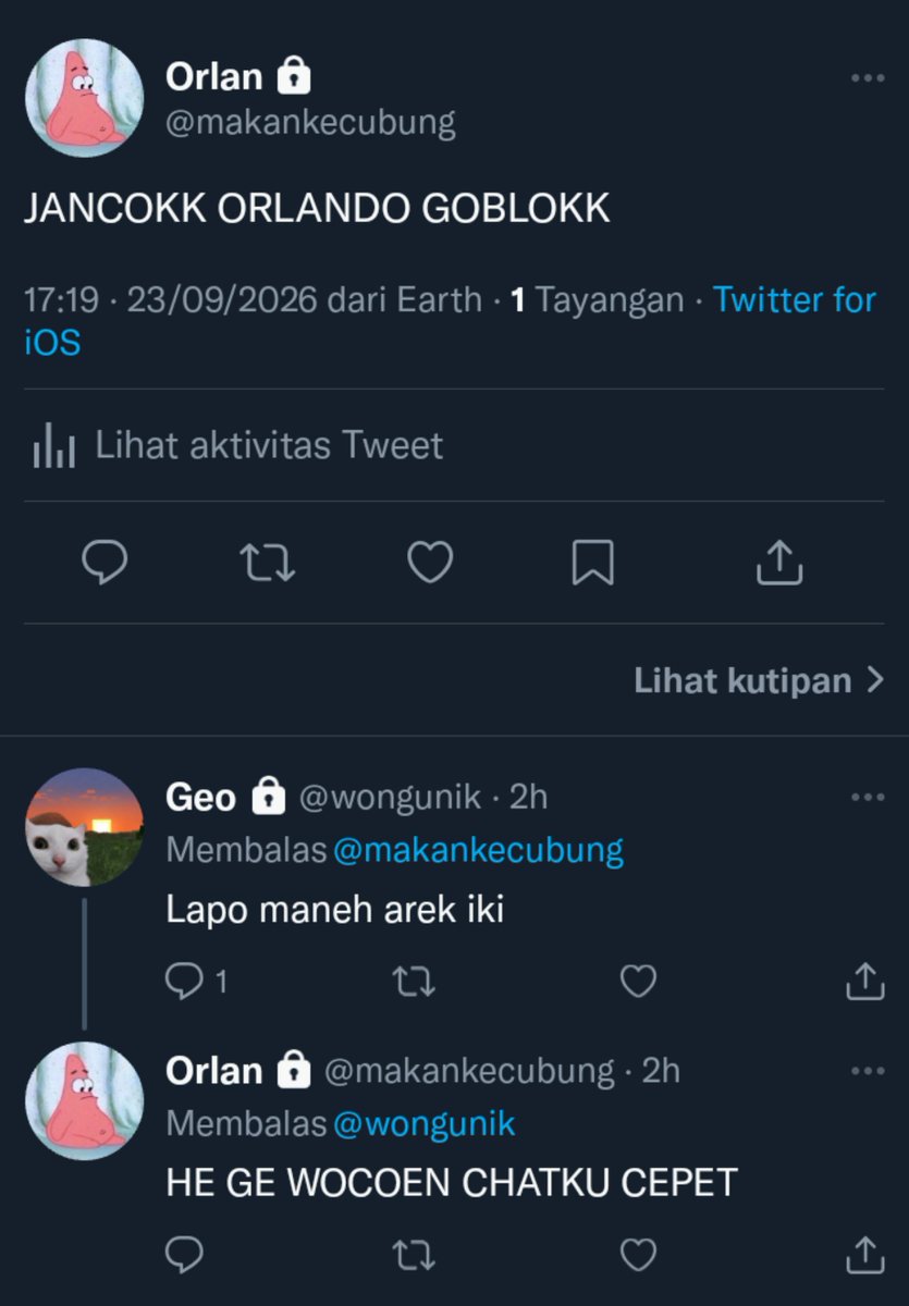LN1lovemakerr's tweet photo. #814 ; Landoscar two tweets Au 

— Kira-kira beginilah Oscar dan Orlando bertemu. https://t.co/xWESWTQJIT