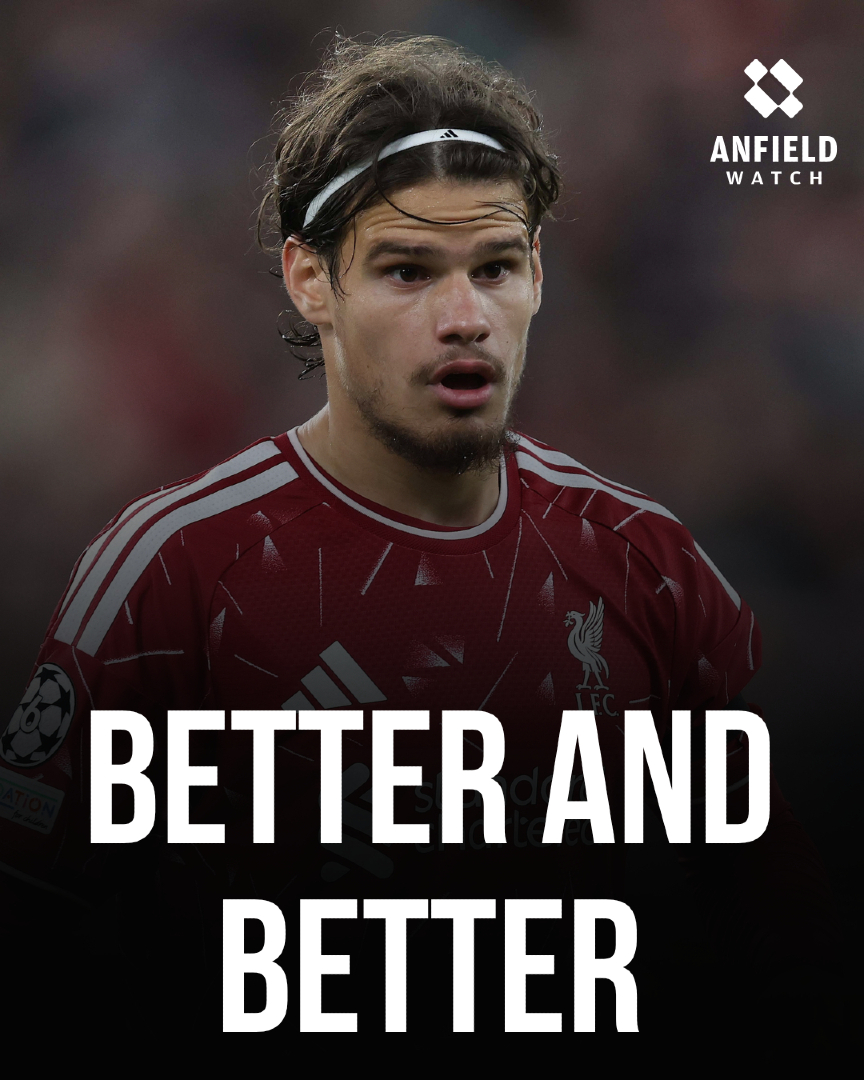 AnfieldWatch's tweet photo. Credit to Milos Kerkez, he's been getting better and better 👌 https://t.co/RtXicuEmeu