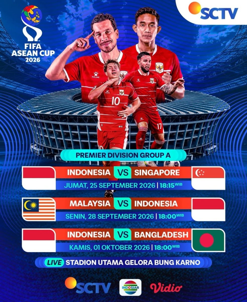 SiaranBolaLive's tweet photo. John Herdman Optimistis Timnas Indonesia Juara FIFA ASEAN Cup!

 🗣:“Saya rasa kami sangat optimistis. Sebagai sebuah tim, kami yakin dengan kemampuan kami,”

 “Kami percaya jika kami fokus pada diri kami sendiri dan fokus membuktikan bahwa kami benar, alih-alih sibuk membuktikan orang lain salah, kami dapat menuntaskan tugas itu dengan baik, karena talentanya ada,”

 “Jadi ini tentang kami. Pertandingan itu adalah pertarungan antara kami melawan standar kami sendiri di setiap laga. Jika kami mampu menjaga standar tersebut, kami memiliki peluang yang sangat kuat untuk mengangkat trofi,”

“Kami tahu bahwa kawasan ASEAN itu sulit. Sangat kompetitif. Kami datang dengan banyak talenta, namun banyak tim lain membawa banyak pengalaman sebagai tim nasional yang solid,”

 “Jadi, apa yang kami miliki dari segi talenta bisa diimbangi oleh tim lawan yang sudah bermain bersama selama tiga, empat, hingga lima tahun,”
“Bagi kami, kami menjalaninya laga demi laga. Kami akan fokus pada laga kontra Singapura dan berupaya mengamankan tiga poin,”
[JPNN]