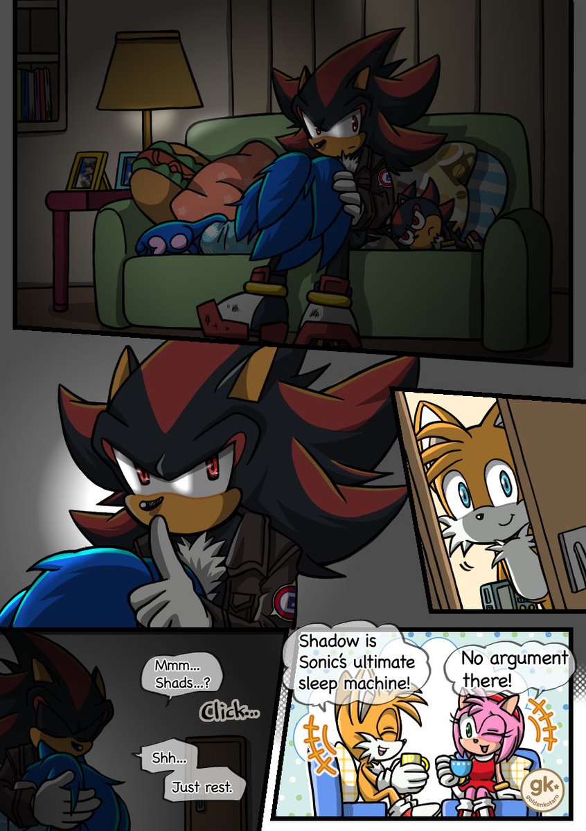 goldenkota27987's tweet photo. #sonadow #shadonic #シャソニ 
Pregnant Sonic Series🦔（the Sonadow Family Series）-Part 11💙🖤 https://t.co/nnR9qi5MKf