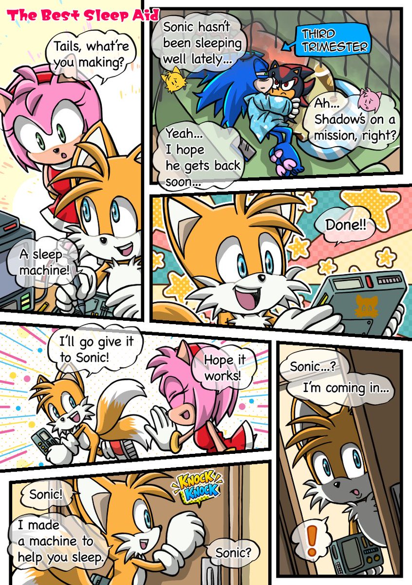 goldenkota27987's tweet photo. #sonadow #shadonic #シャソニ 
Pregnant Sonic Series🦔（the Sonadow Family Series）-Part 11💙🖤 https://t.co/nnR9qi5MKf