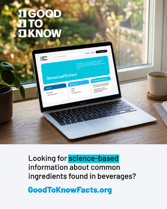 HoosierBevAssn1's tweet photo. Good to Know Facts delivers clear,   science-backed information on the ingredients in your beverages. So you can   make informed choices for your family.
Explore at https://t.co/wcbil9MFeI https://t.co/mMUvtLOVSx