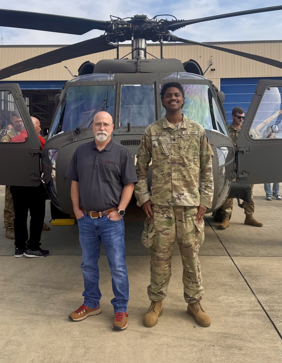 BPOhioValley's tweet photo. It was a memorable weekend as employees, Tim Bolitho (left) and Jeremiah Jones (right), participated in the Employer Support of the Guard and Reserve (#ESGR) 137th #ArmyAviation Boss Flight at Rickenbacker.
Thank you both for your service!
#PLI #Military #MilitaryLife https://t.co/HpY5H9BfKa