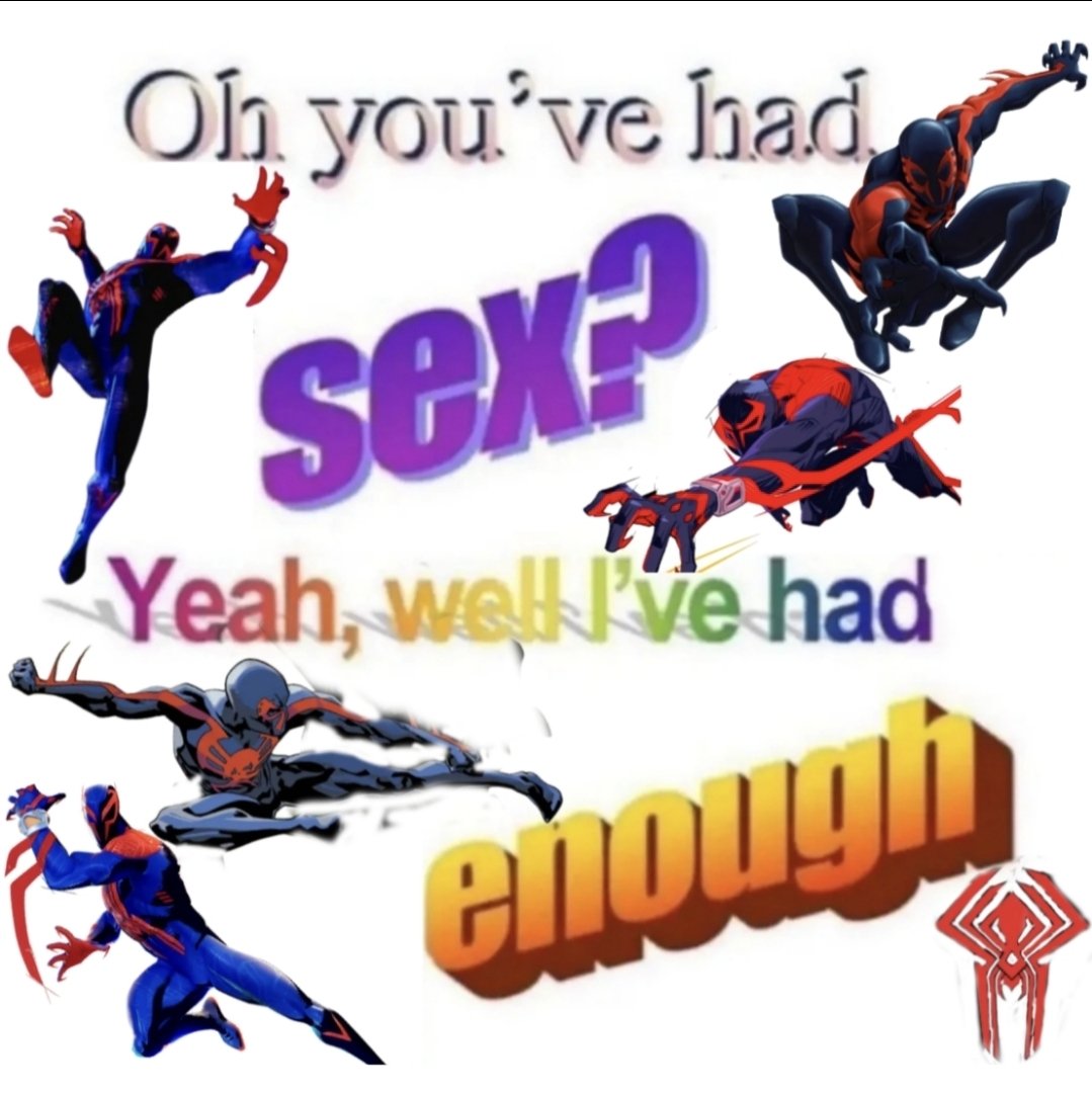 tystarkiplier's tweet photo. #MiguelOHara #Spiderman2099 #spiderman2099memes https://t.co/ayQoLbJtT3