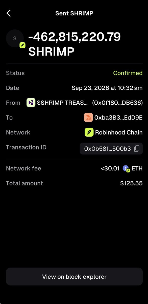 SHRIMPonRH's tweet photo. First $SHRIMP mission officially completed 🫡🦐

@ARMYICE7 showed up and took the win.

$125.55 in $SHRIMP paid out onchain. ✅

Learned a lot from Mission #1. Already thinking about how we make Mission #2 better 👀 https://t.co/FV4cd6ljo6