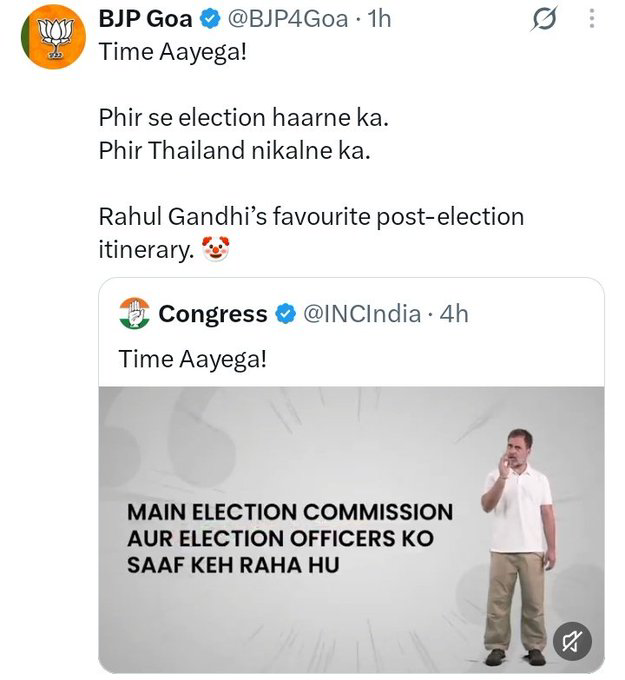ChekrishnaCk's tweet photo. Why is BJP's Stomach is burning if Rahul Gandhi questions Gyanesh Kumar? 

These rogues are have reached n∆z! Mode. 

Time will come when these le€ches will be sent to jail under Treason. https://t.co/C9Wm9kbE0i