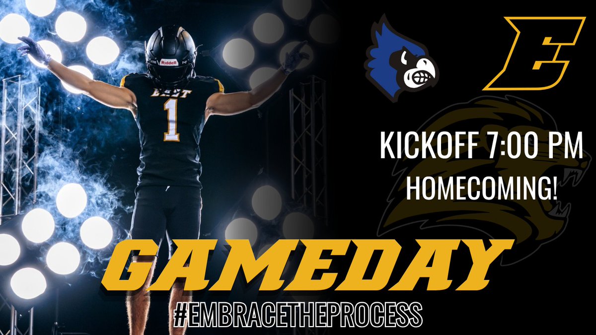 fzefootball's tweet photo. HOMECOMING GAMEDAY! Tonight we take on Washington in a GAC Central battle! Come out and support your Lions! #EmbraceTheProcess https://t.co/OZuWlsdWQA