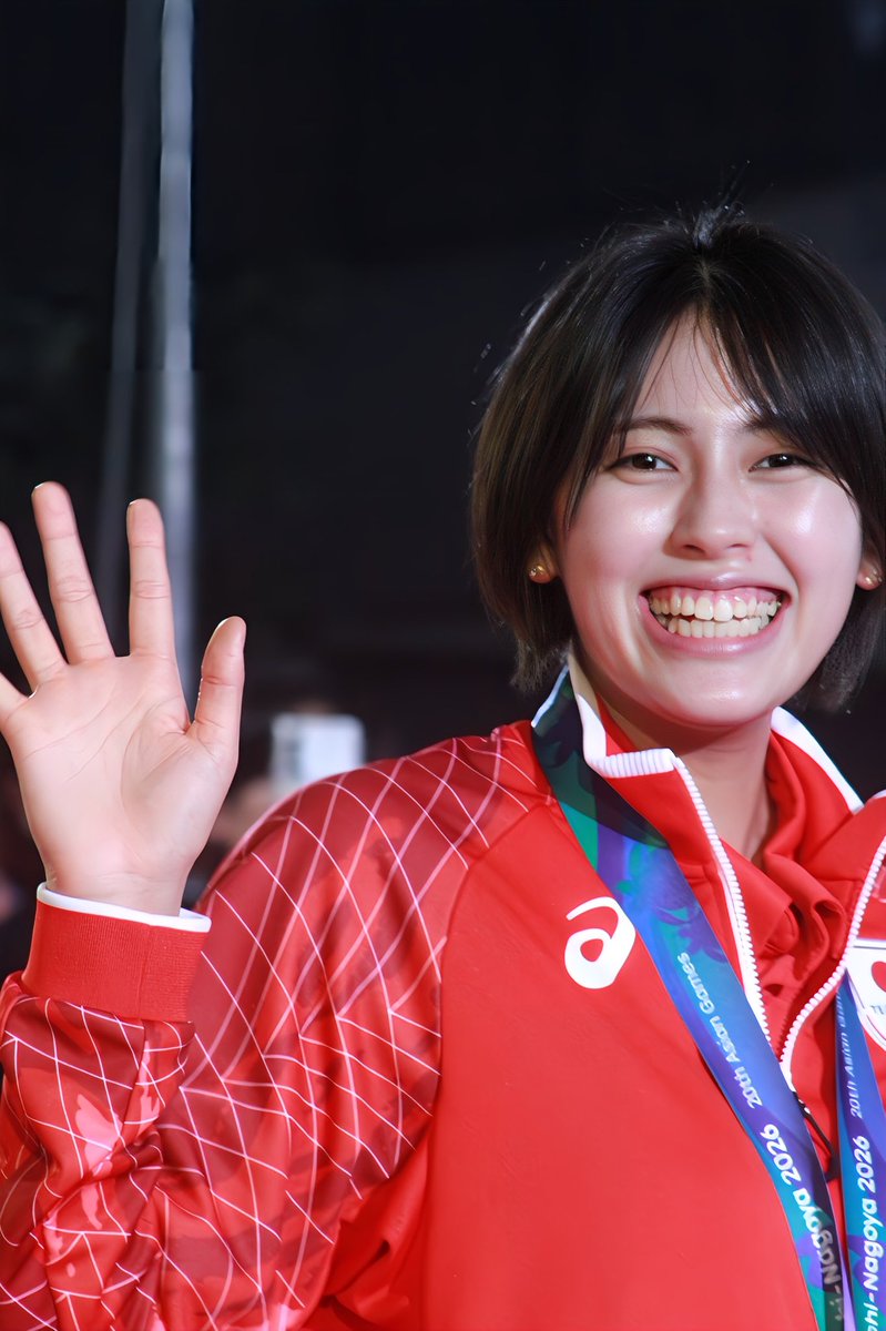 loveageo's tweet photo. ¨̮❤️‍🔥🎌

#アジア競技大会
#井上未唯奈 選手
#関菜々巳 選手
#和田由紀子 選手
#佐藤淑乃 選手 https://t.co/R8v24AHbn8