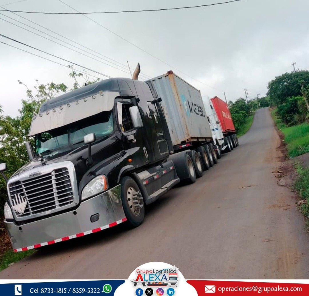 AlexaGrupo's tweet photo. Su carga no necesita promesas. Necesita resultados. En Grupo Alexa ponemos experiencia, compromiso y capacidad detrás de cada viaje. Transporte que responde cuando su empresa lo necesita.

Buenos días, somos #GrupoLogísticoAlexa , transporte en todo Costa Rica 🇨🇷 y Centroamérica! https://t.co/A41QhnzTfd