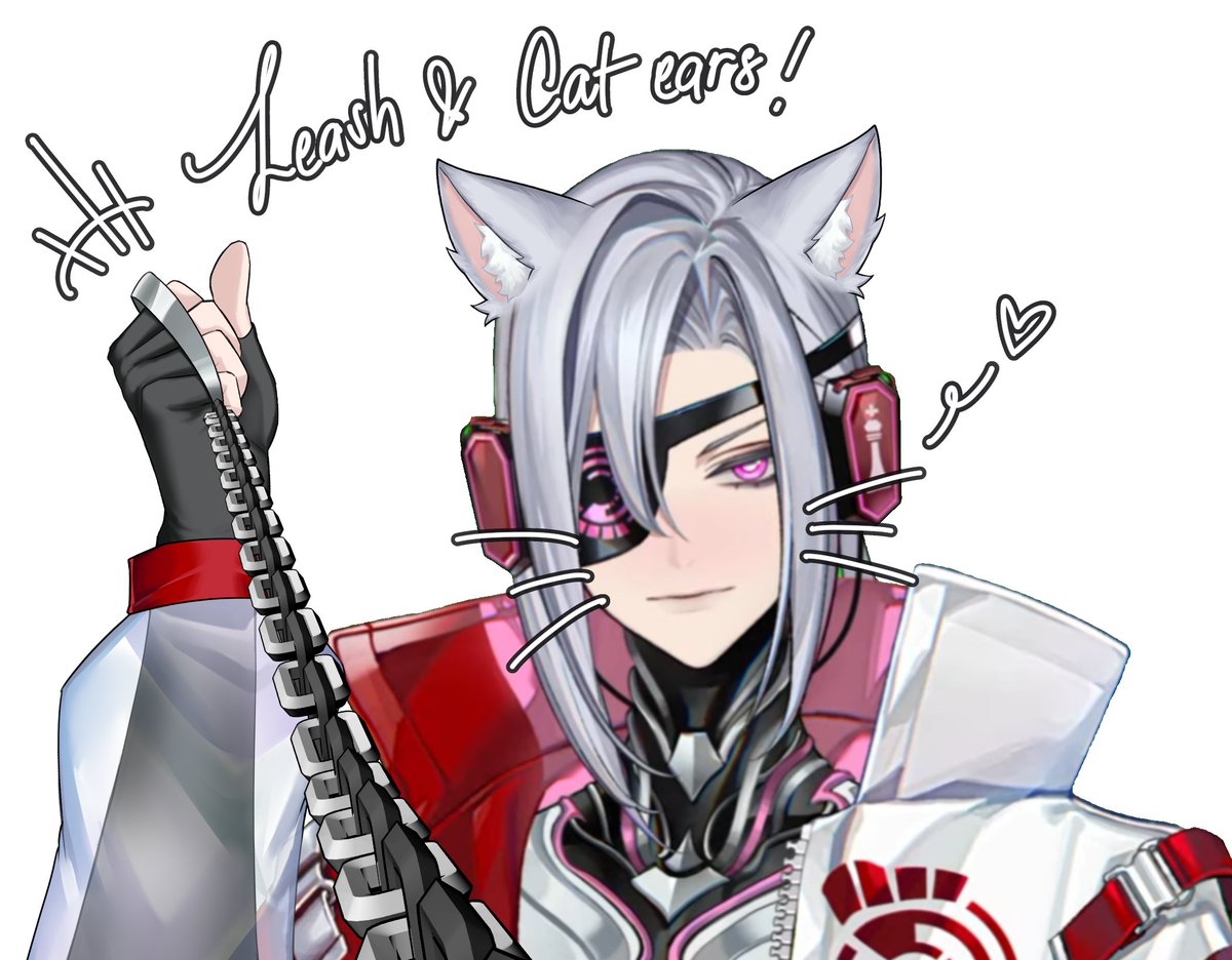makoccentric's tweet photo. the whole discord thing got me so stressed i made leash and cat ear assets for dubby WAKJSDFKSDFKJS
#ForDubby https://t.co/afImcugJF3