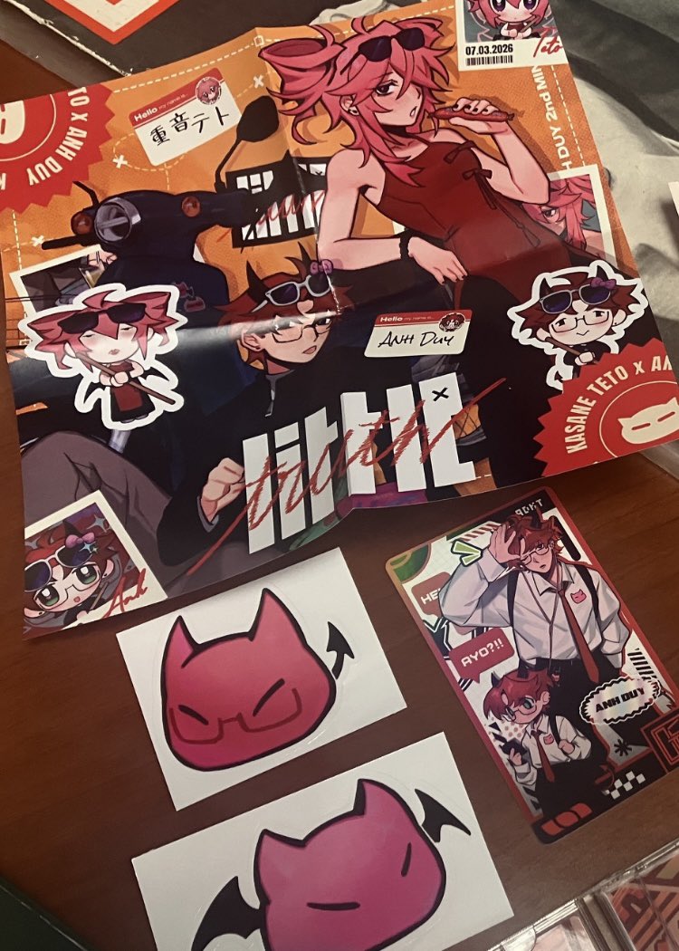 AzureWisper's tweet photo. Little truth Deluxe came in and I admit I got emotional... I was not expecting there to be extras!! 🥹🫶
Thank you @AnhDuyProd for organizing this event!!

#littledrawing #kasaneteto https://t.co/kDE1XEqSTI