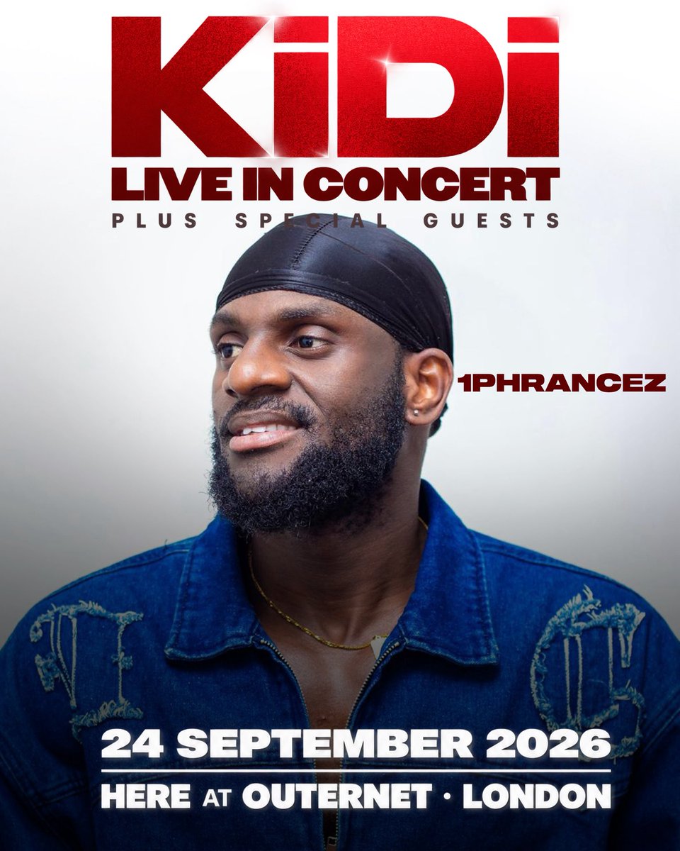 djtygh's tweet photo. London, we outside tomorrow! 🔥 @kidimusic live in concert!
Grab your tickets 🎟️… You know how we do…. 😮‍💨🎶 

@bizzleentertainment @1phrancez 

#kidi #kidiliveinconcert #reel #instamood #highlights https://t.co/oQ7wbQVuFS