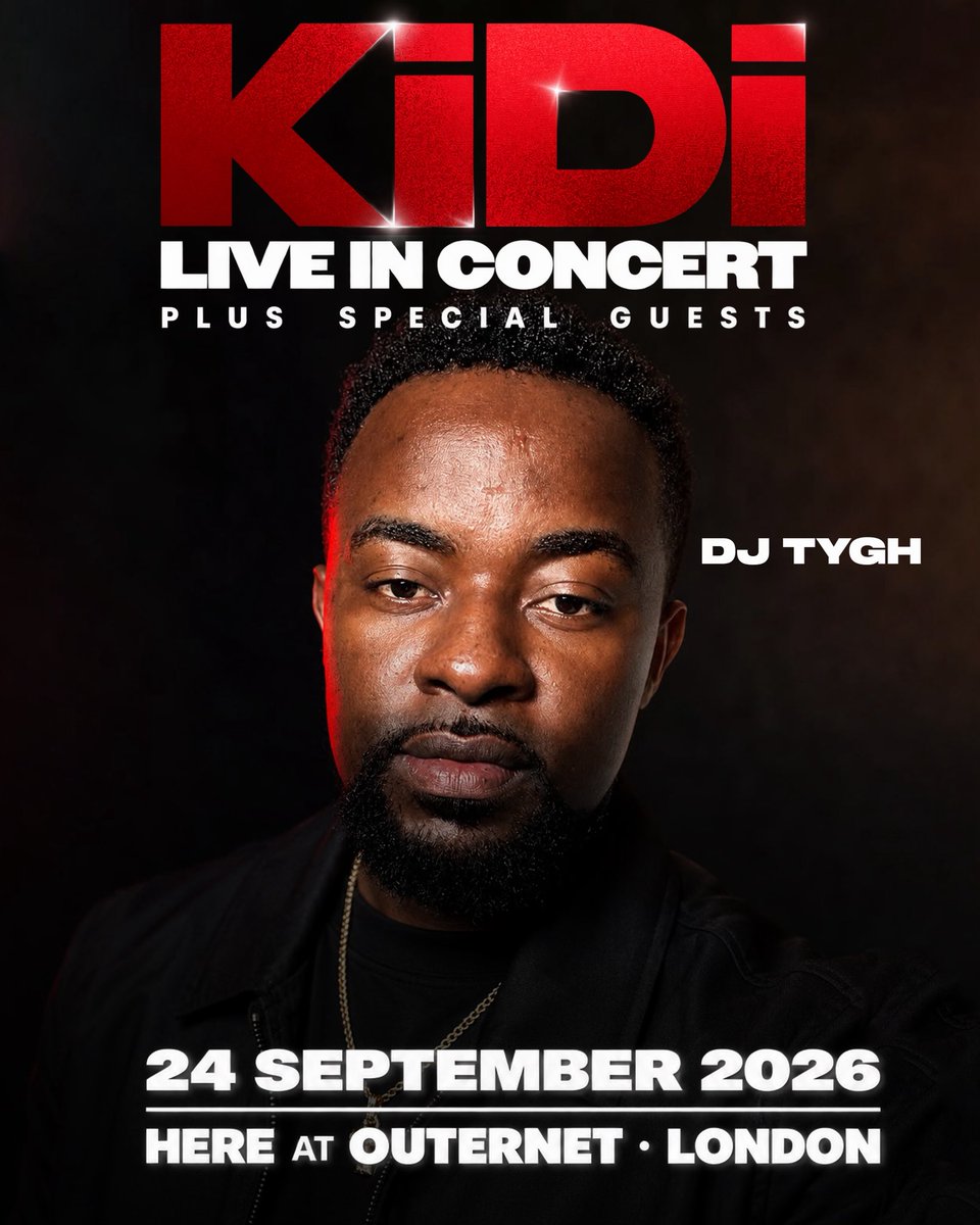 djtygh's tweet photo. London, we outside tomorrow! 🔥 @kidimusic live in concert!
Grab your tickets 🎟️… You know how we do…. 😮‍💨🎶 

@bizzleentertainment @1phrancez 

#kidi #kidiliveinconcert #reel #instamood #highlights https://t.co/oQ7wbQVuFS