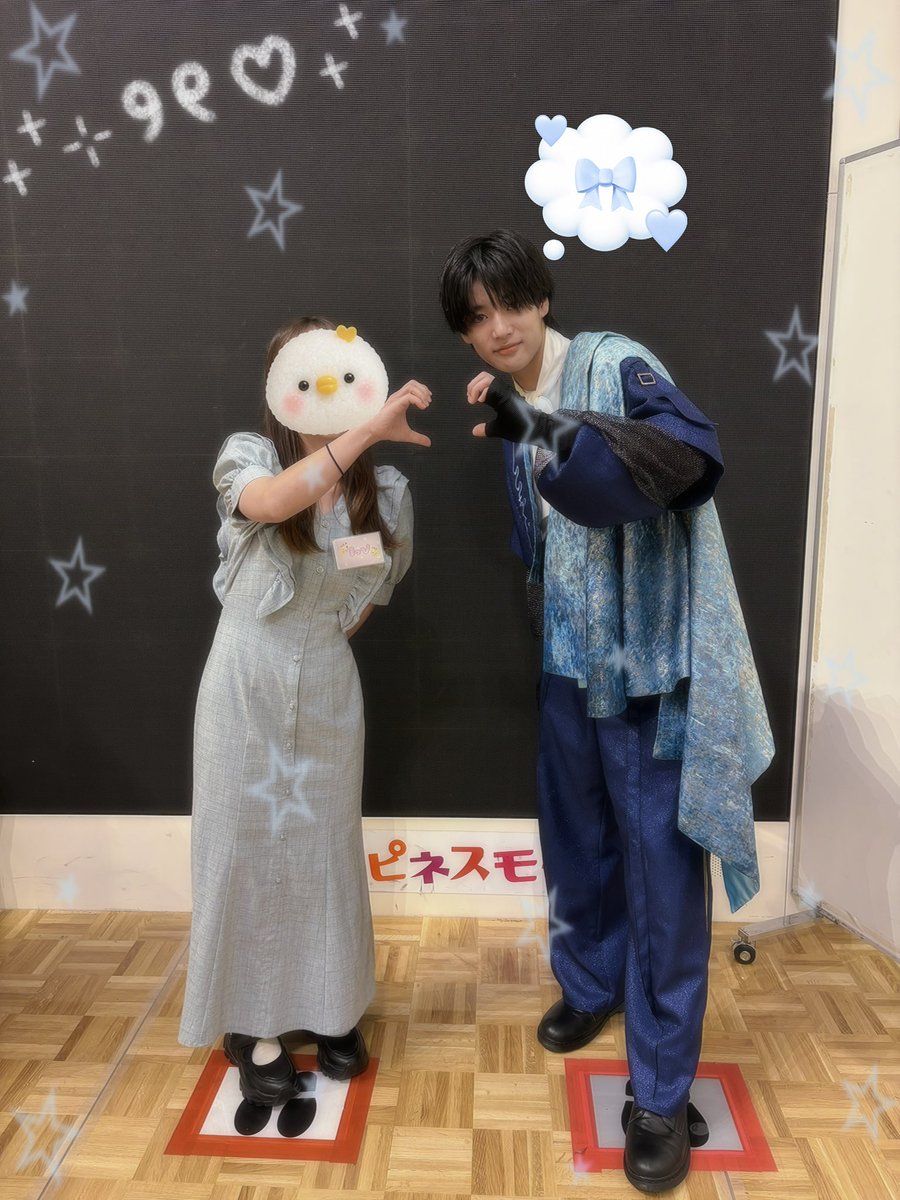 sakrau__0705's tweet photo. 初リリイベ  ツーショ📸
     はるとくんと🩵ྀི🐬  ありがとう（ ܸʚ̴̶̷̷⩊ʚ̴̶̷̷ ܸ）

 #iiONDO 
#はつ恋ONDOの秋が来た https://t.co/QHjS3e7PJC