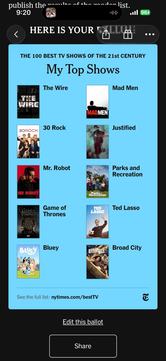 schafspace's tweet photo. Lots of cards still up for grabs from last night’s #TSSS, feel free to shoot offers my way. 

If that’s not entertaining enough, here are my top 21st century shows. 

One Piece and the Sopranos were not eligible https://t.co/pxvCymFIsz