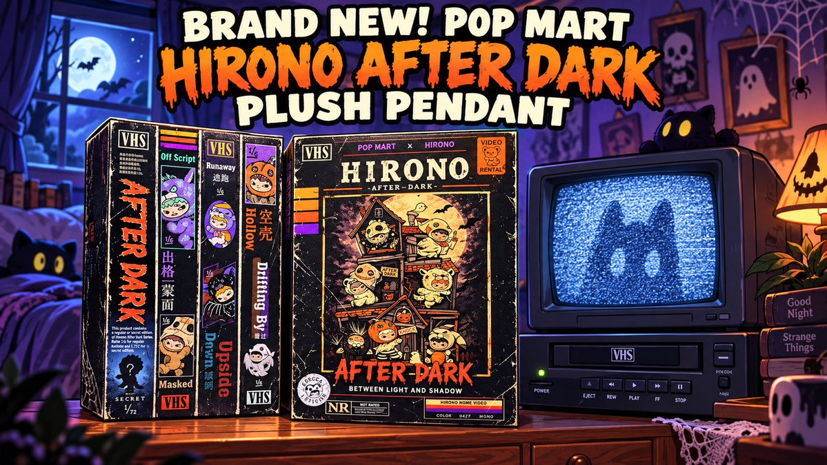 KristinaPhipps's tweet photo. POP MART HIRONO AFTER DARK PLUSH PENDANT π² https://t.co/4BhGNn4m7L via @YouTube #popmart #hirono #afterdark #opening #unboxing #designertoys #toys #blindboxes #openingtoys #unboxingtoys #toycollector #toycollection #mystery https://t.co/wlclKmPtRY