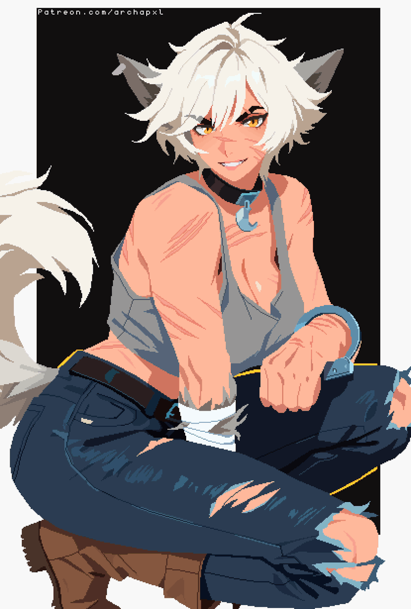archapxl's tweet photo. Short hair Silver #Deadlock https://t.co/Sv1B7XKB7I