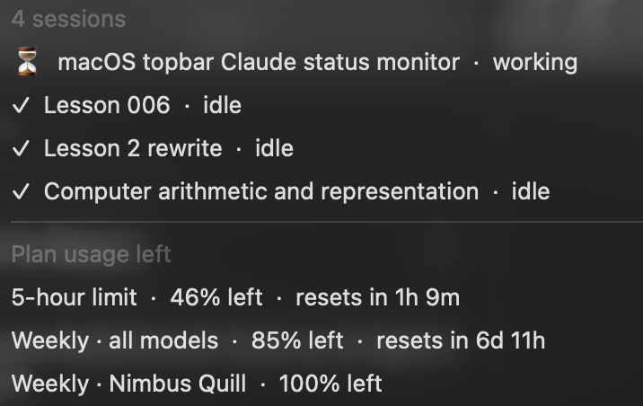 thesilvervein's tweet photo. Ummm, @AnthropicAI, @claudeai, what's Nimbus Quill model? Why is it showing up in my Claude limit tracker? https://t.co/BFVlCrWRT2