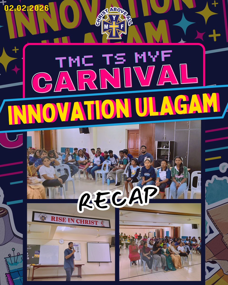 RyannRothell's tweet photo. The long-awaited TMC TS MYF Carnival recap is finally here! Relive the chaos, laughter, and unforgettable memories. Huge thanks to our participants, judges, and guests for making it special. Until next time! https://t.co/zXr3wIeN43