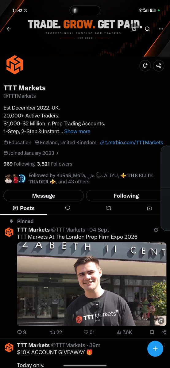 only1ivar's tweet photo. @TTTMarkets thank you for giving back to the trading community ❤️

I've completed all the requirements and I'm hoping to be one of the lucky winners🙏

Tagging my trading brothers so they don't miss this opportunity

@Marvelbkaqkk
@malam_406
@RexxxWins https://t.co/TaIt82unSB