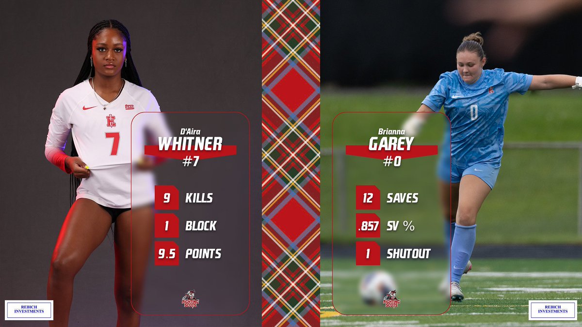 BoroAthletics's tweet photo. Brianna Garey and D'Aira Whitner are your Rebich Investments Fighting Scots of the Week.
https://t.co/SWRi0GmVMK https://t.co/VNxi2Ip8o0