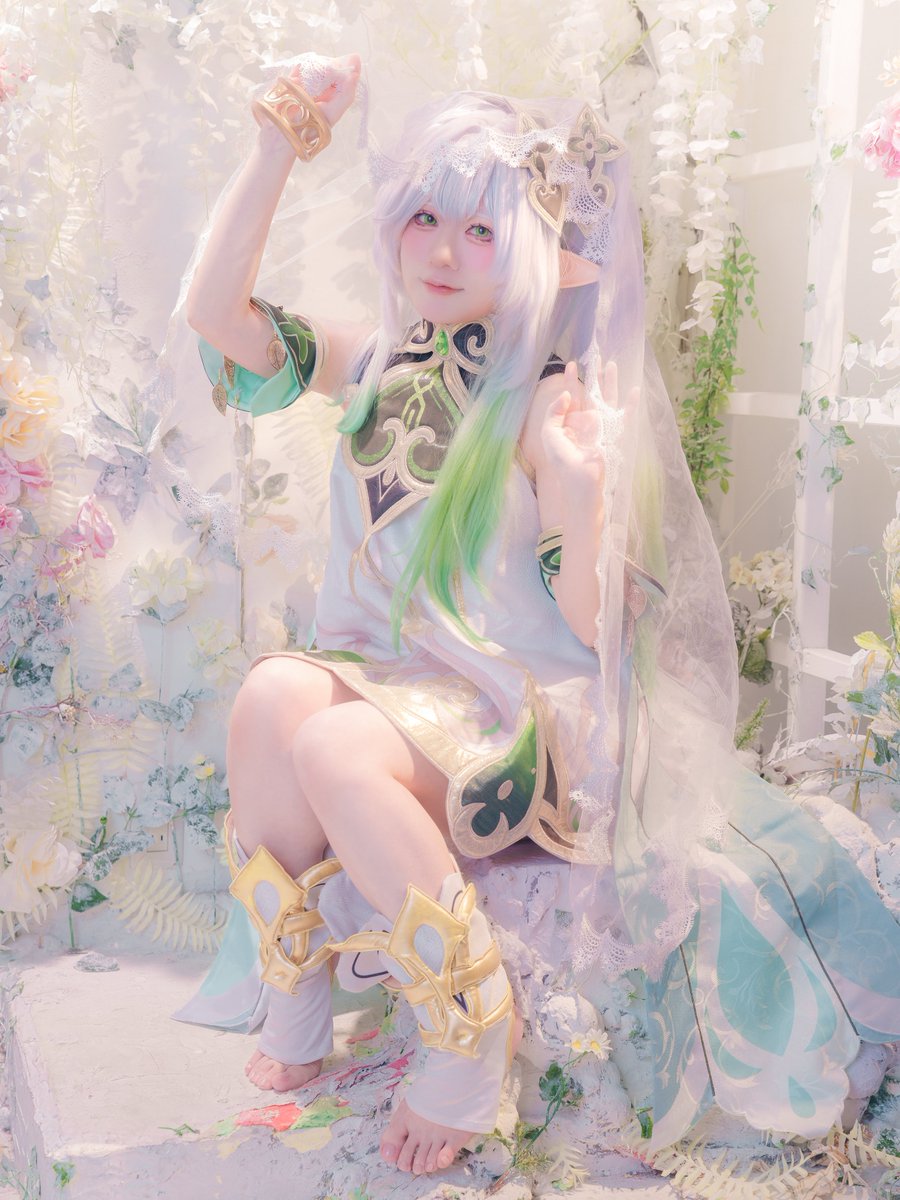 Riacosplay11's tweet photo. cos. Genshin. ナヒーダ✧ *･ﾟ https://t.co/UqlfbZGsmB