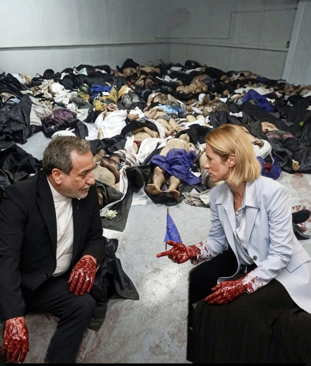bikhodajesii's tweet photo. For 47 years, you have supported the murderers of the Iranian people. Even when they massacred more than 100,000 Iranians on January 8 and 9, you continued to support them. Your hands are stained with the blood of the Iranian people. Shame on you.
@kajakallas https://t.co/CwGsLQgHDs