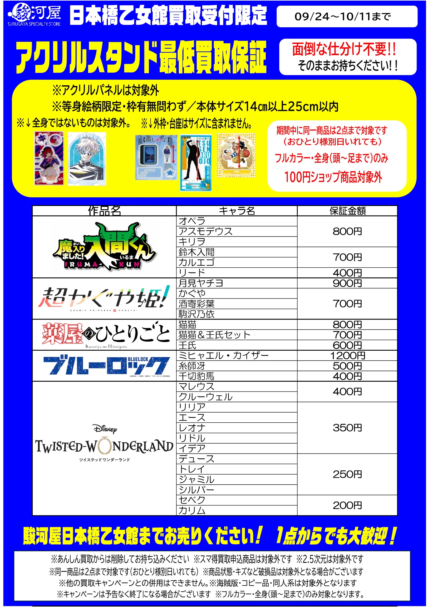 駿河屋日本橋乙女館/乙女同人誌館/オタロードアウトレットおみやげ館