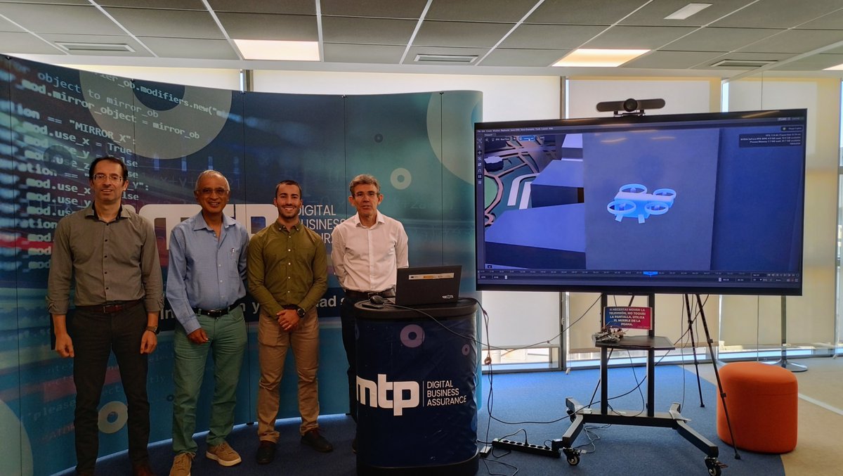 RaapI3A's tweet photo. “Investigadores del RAAP han presentado sus avances en el marco del proyecto PlatGDIA (Plataforma de creación de Gemelos Digitales intensivos en IA), financiado por AEI y CDTI.” @abermu8086 , @rafaelcasadog https://t.co/6HBqN0efBQ