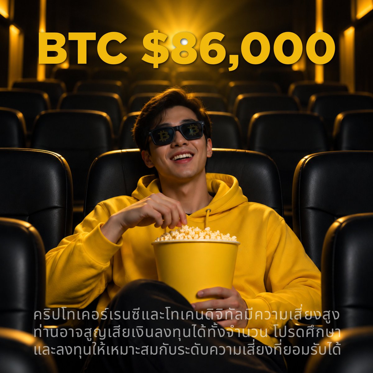Binance_TH_'s tweet photo. 🍿 หนังเรื่องนี้ยังไม่จบ…อย่าเพิ่งลุกออกจากโรง

ตอนนี้ BTC แตะ $86,000 แล้ว
แต่ฉากต่อไปจะไป��างไหน ต้องรอติดตาม 👀

คุณคิดว่าตอนต่อไปจะเป็น “พุ่งต่อ” หรือ “Plot Twist”?

คำเตือน: คริปโทเคอร์เรนซีและโทเคนดิจิทัลมีความเสี่ยงสูง ผู้ลงทุนอาจสูญเสียเงินลงทุนได้ทั้งจำนวน โปรดศึกษาและลงทุนให้เหมาะสมกับระดับความเสี่ยงที่ยอมรับได้

#BinanceTH