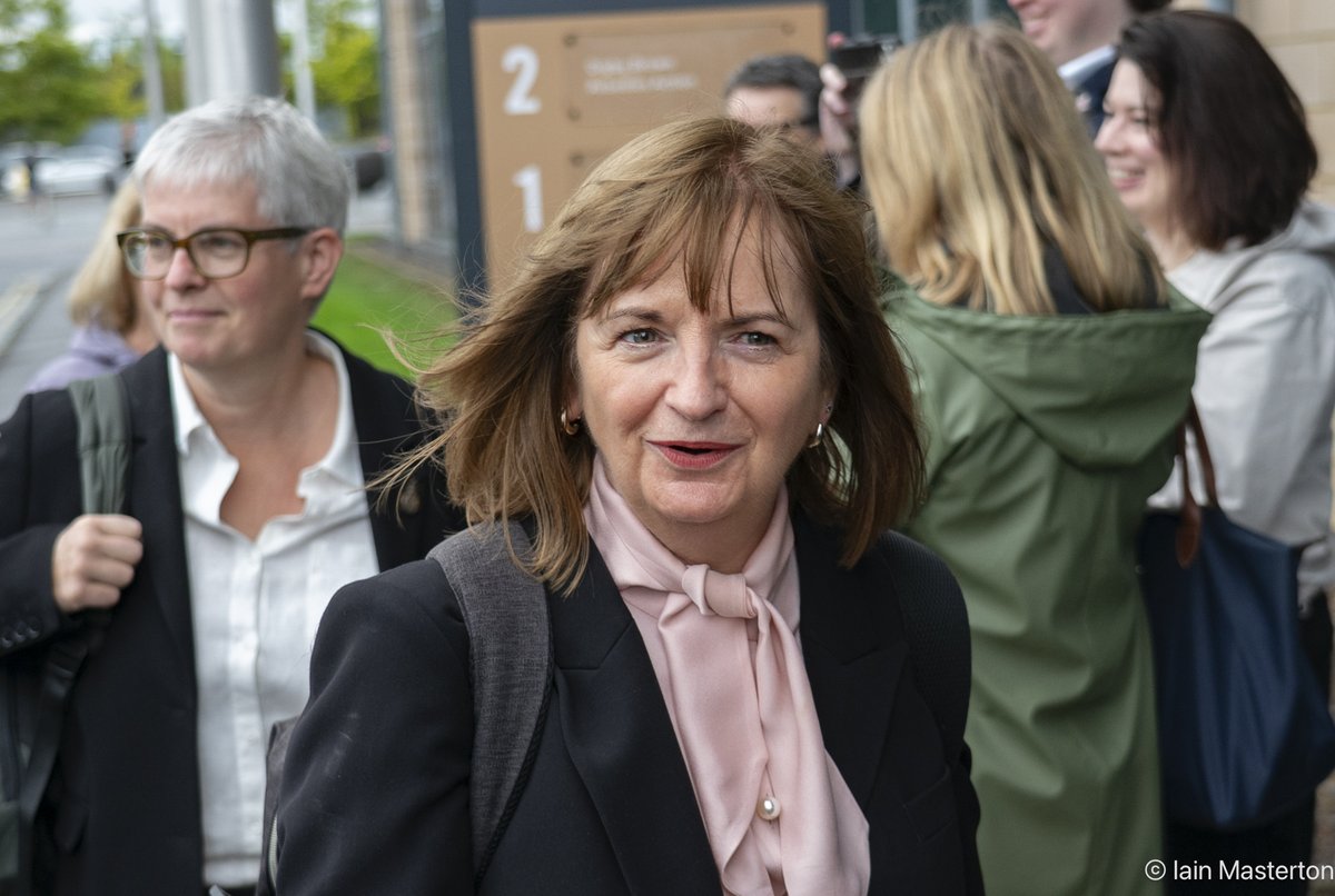 iain_masterton's tweet photo. Sandie Peggie arrives at Employment Tribunal in Dundee with her husband and legal team Margaret Gribbon and Naomi Cunningham. Sandie has taken the Royal College of Nursing to the tribunal because she feels they did not support her in her previous ET against Fife NHS. https://t.co/wm4CVvhNqv
