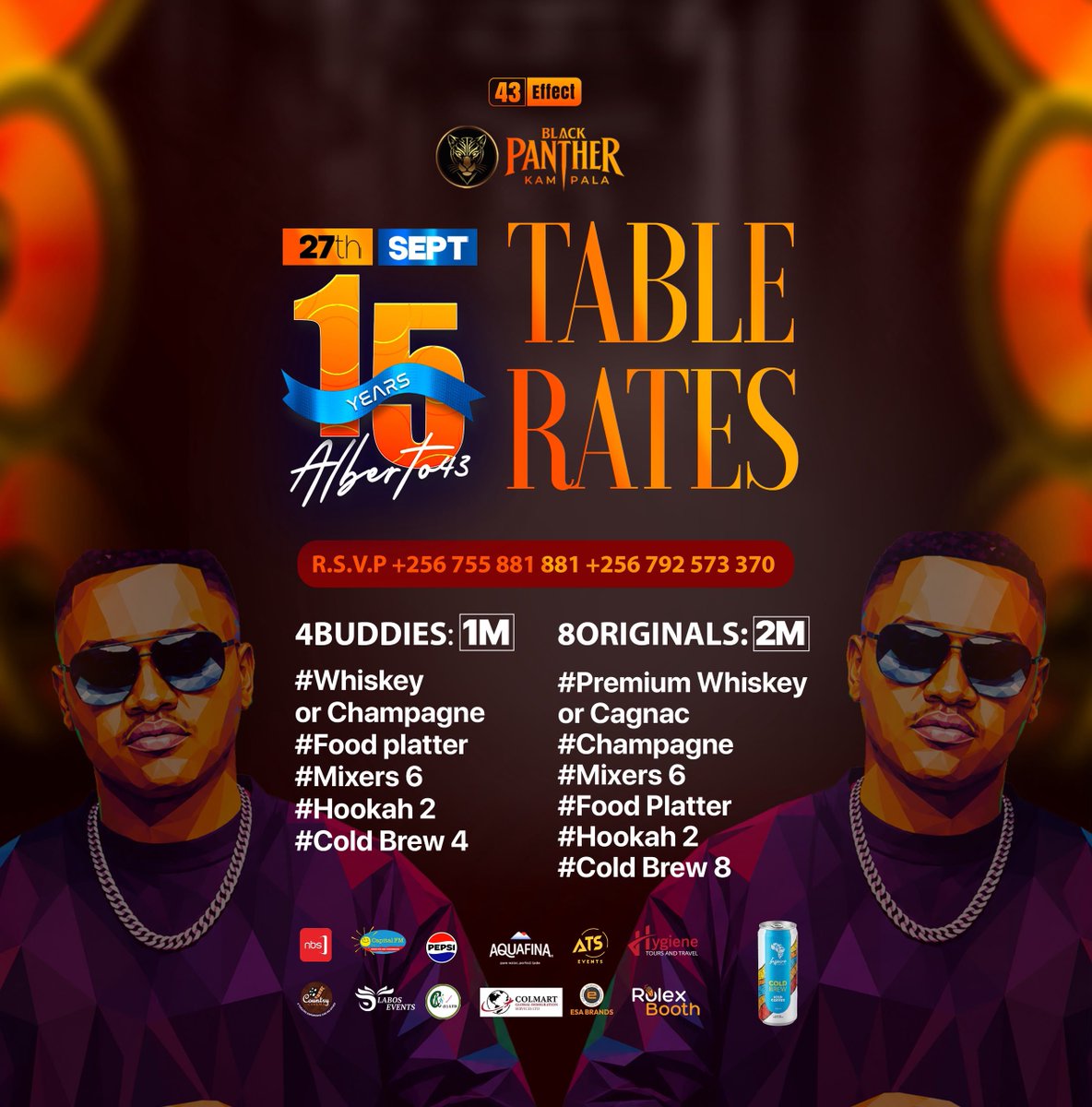 djalberto43's tweet photo. Exactly 5 days remaining!

We are eating this party assuredly, am also excited about it!

Lets do it this very Sunday @BlackPantherKla !

#15YearsOfDjAlberto43 https://t.co/Y5hZBHJimB