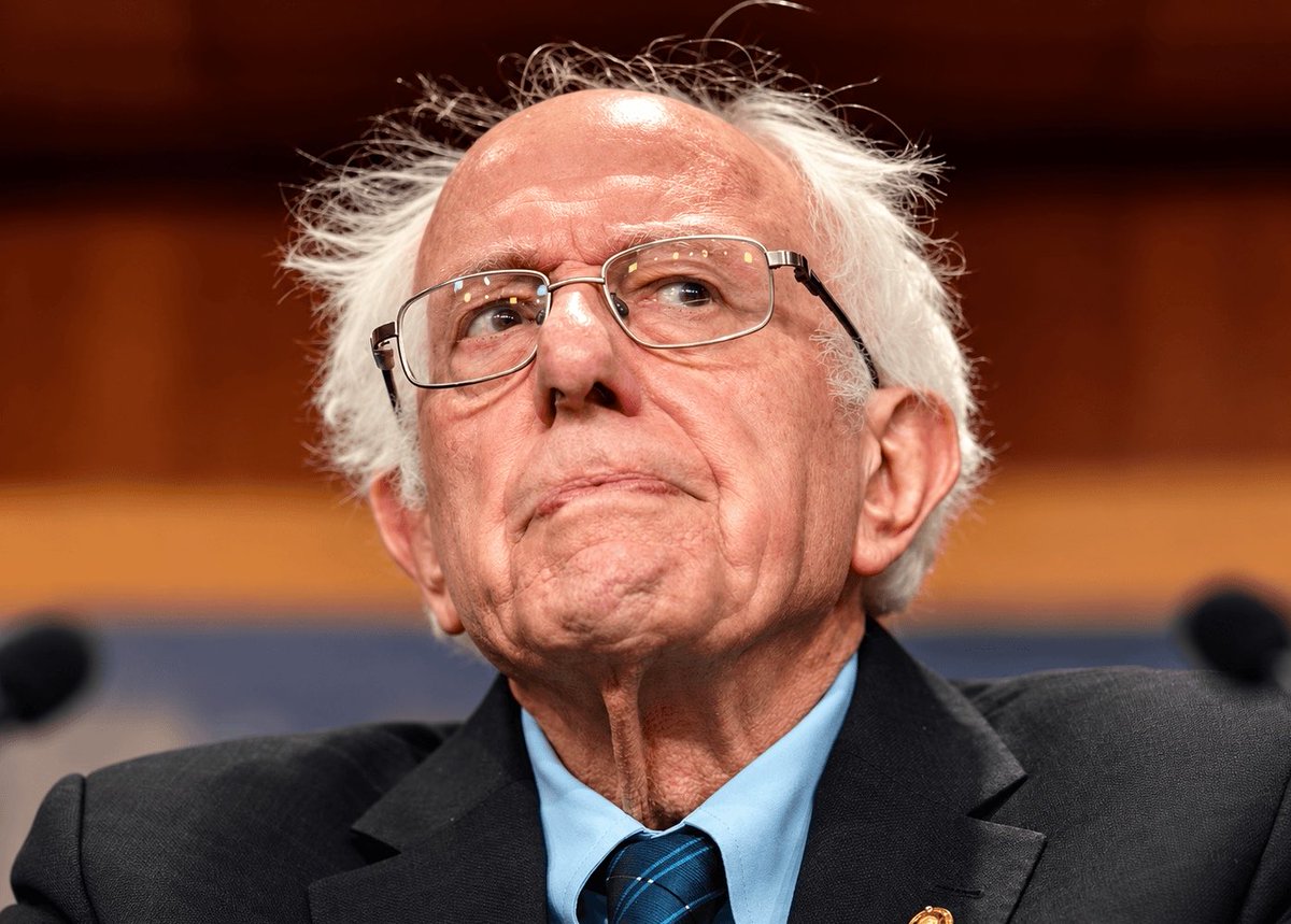 WatcherGuru's tweet photo. JUST IN: 🇺🇸 Senator Bernie Sanders officially unveils bill to ban artificial superintelligence and create US "Department of AI." https://t.co/d6EHHNtW4a