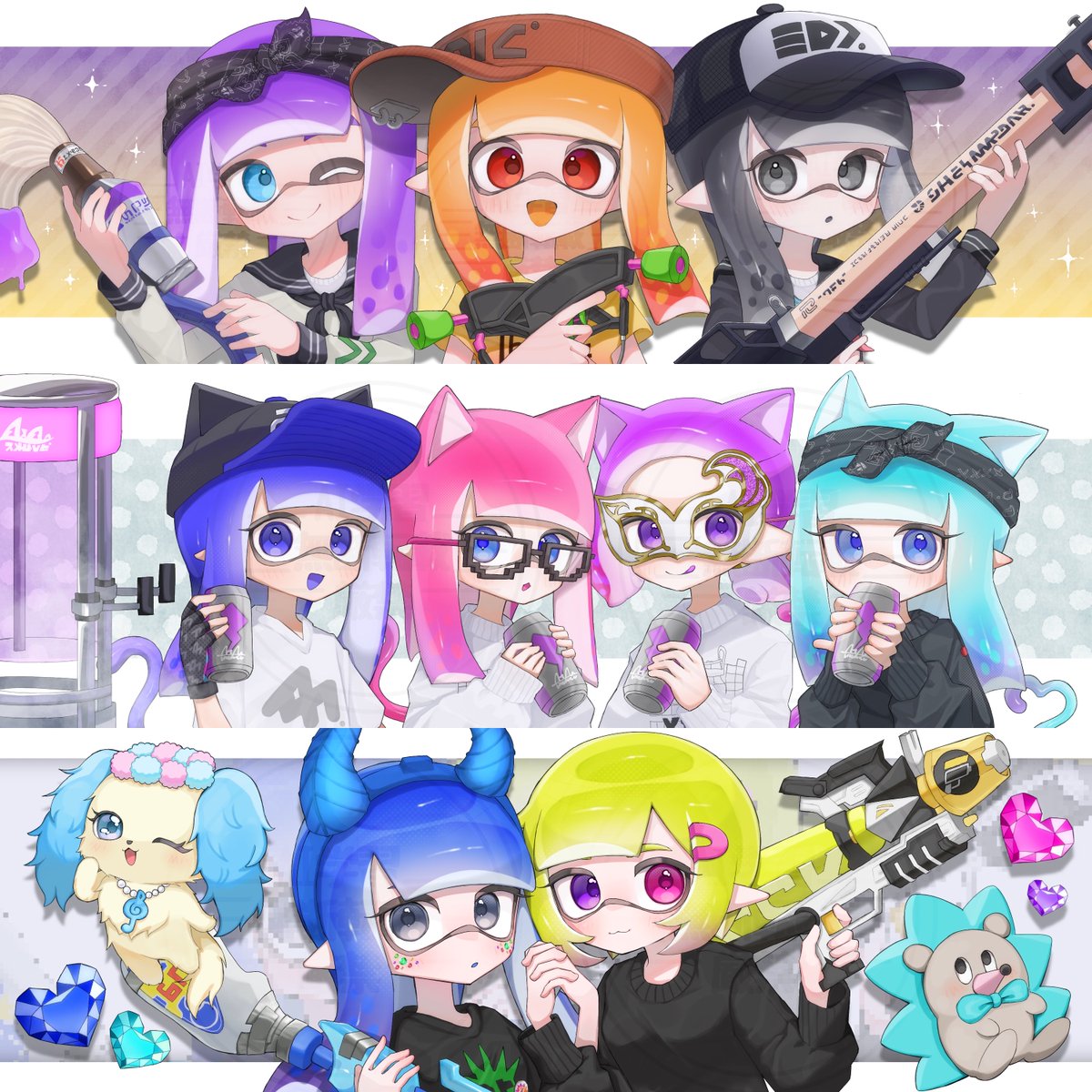 boruboruwo's tweet photo. #スプラトゥーン絵描きさんと繋がりたい
久々のタグです！投稿頻度遅めです🙇
全反応巡回片思い3日、相互さん増やしたいです〜 https://t.co/i3WWEoly20