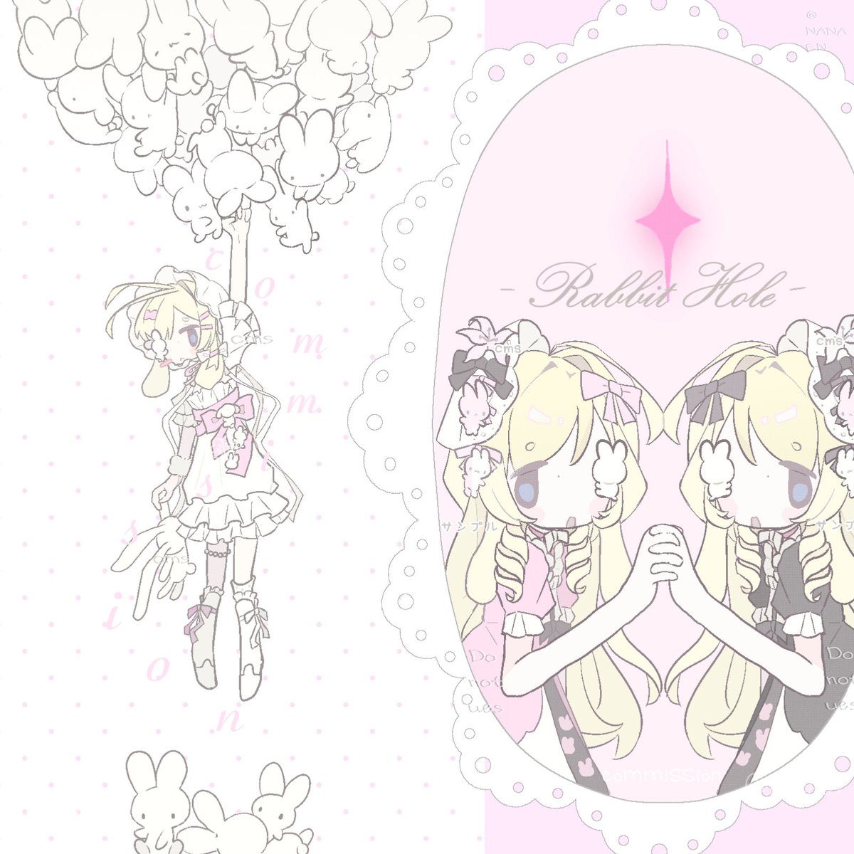 AnekoA_7's tweet photo. rabbit：3 https://t.co/FFWZA8y1At
