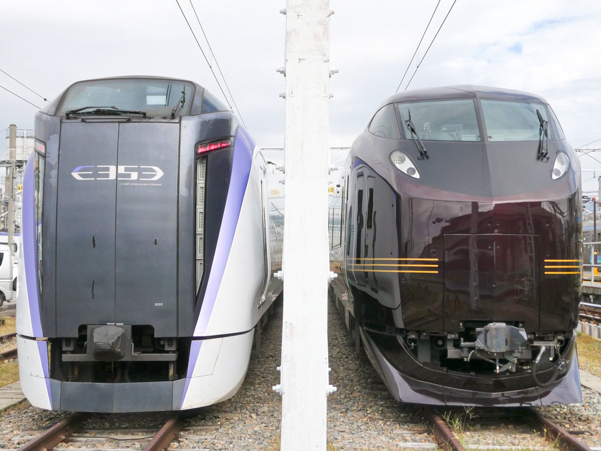 Devi_Keitora's tweet photo. E655系 in 松本車両ベース https://t.co/CJcw2x034S