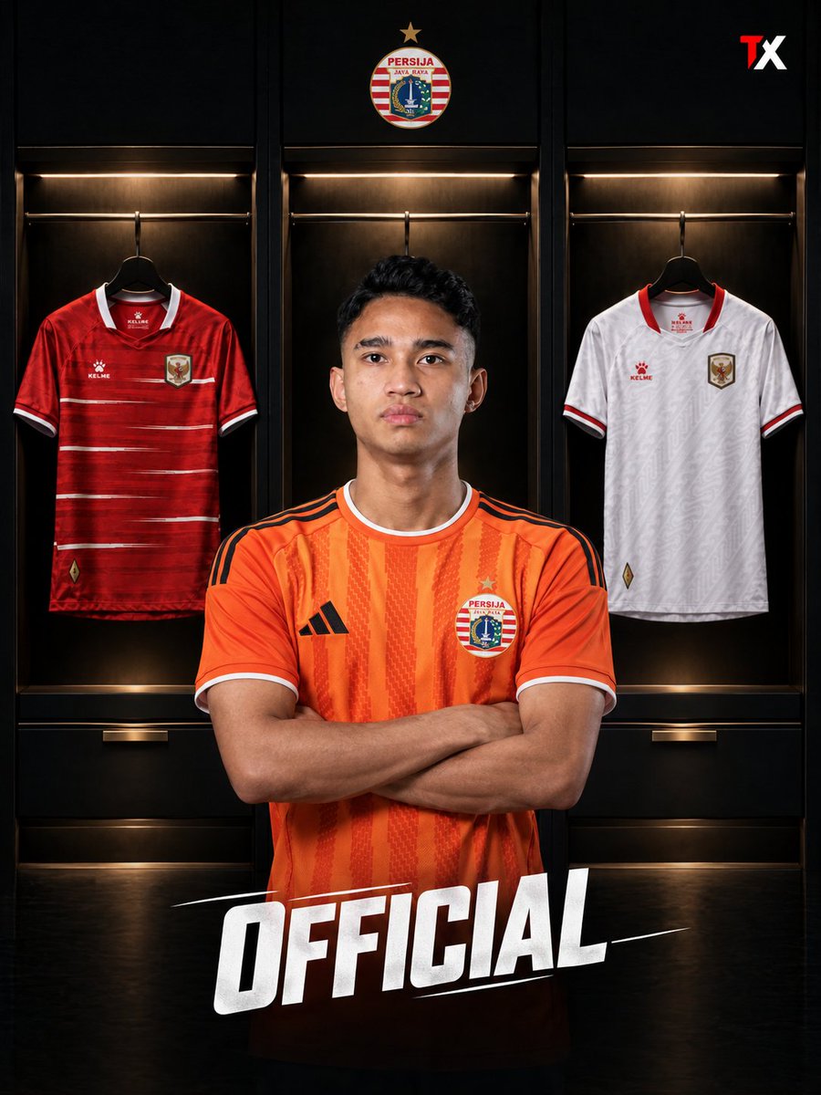 TimnasXtra's tweet photo. 🚨 𝐎𝐅𝐅𝐈𝐂𝐈𝐀𝐋: Marselino Ferdinan joins Persija Jakarta on a two-year deal. 🔴✍️

Marselino becomes the 8th player from Indonesia’s 2024 U23 Asian Cup semi-final squad at Shin Tae-yong’s Persija. https://t.co/NKiXhPi6cW