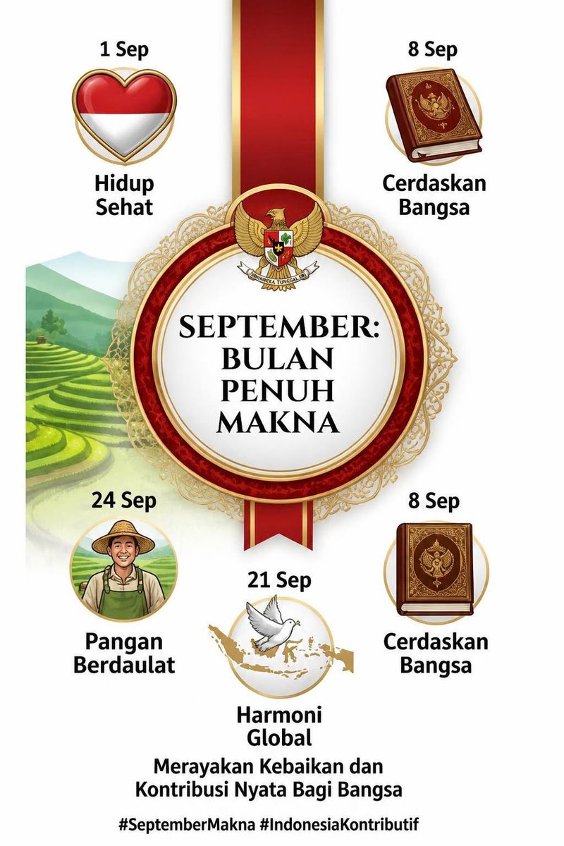 Jusni07's tweet photo. September dimulai, semangat jangan ikut berhenti! 💫 #SeptemberCeria https://t.co/QkK6z4JUes