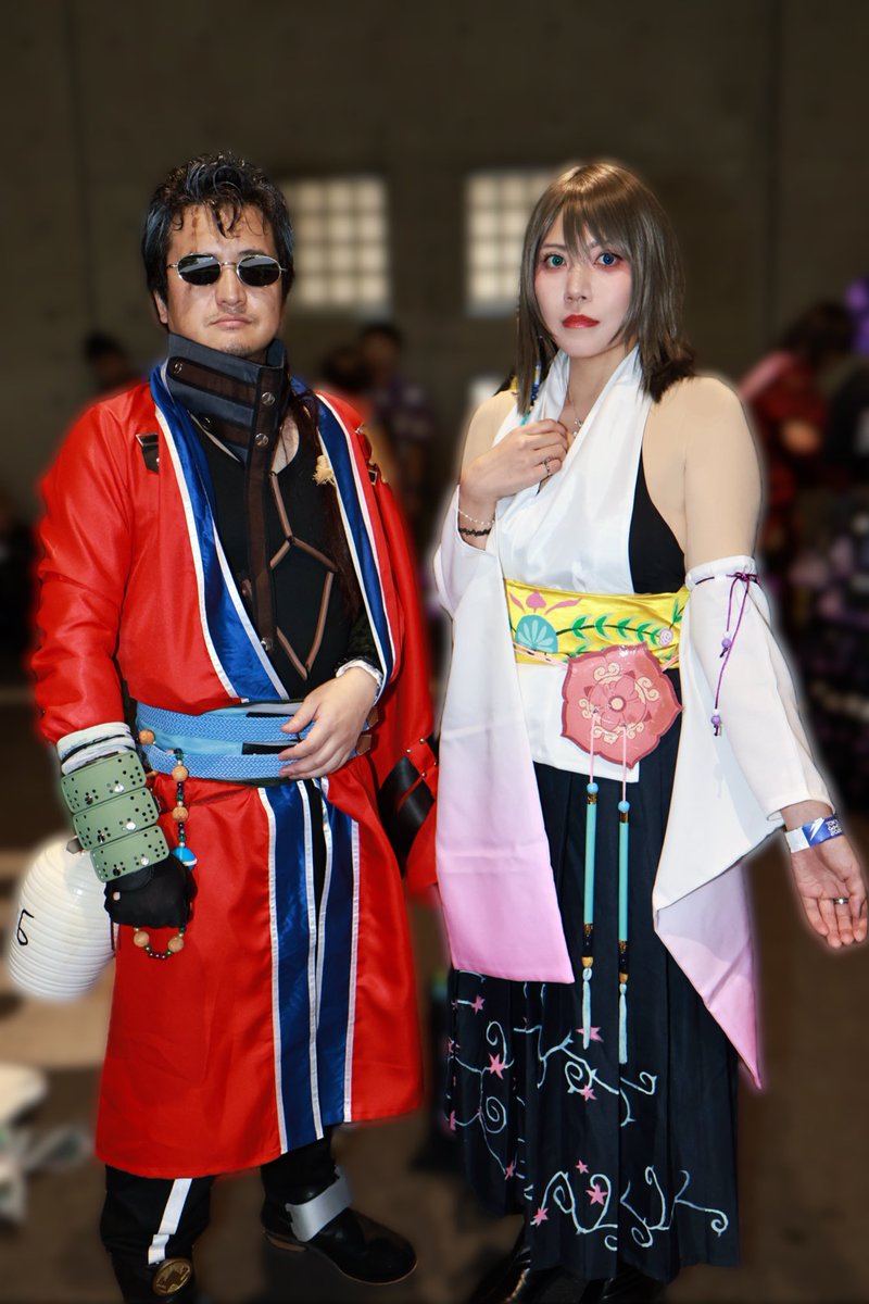 Anago__Forever's tweet photo. ⚠️Cosplay
FINAL FANTASY X FF10 

なんと、アーロンさんに
ガードして頂きました…！

ユウナ
アーロン Can様(@CAN_NIKKE)
Photo 東秀ナパール様(@napal398)

#TGS2026
#TGSコスプレ https://t.co/YfTOty91ni