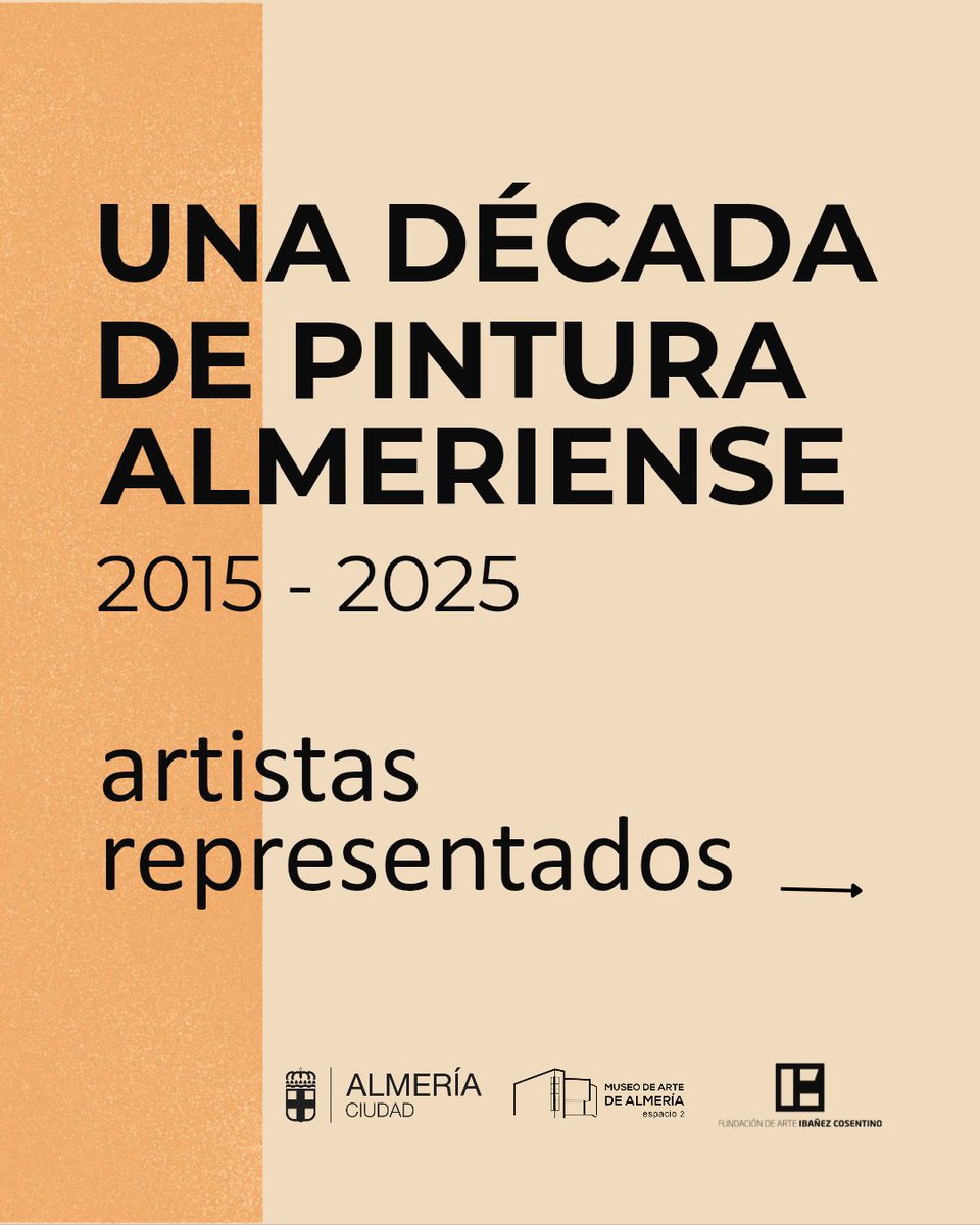 MuseoArteAlm's tweet photo. ¿Qué pintores estarán representados en la nueva temporal del #Espacio2?
Artistas en activo y también aquellos que nos dejaron durante estos años, presentes como homenaje.
🧵 https://t.co/ogqBSGhw9x