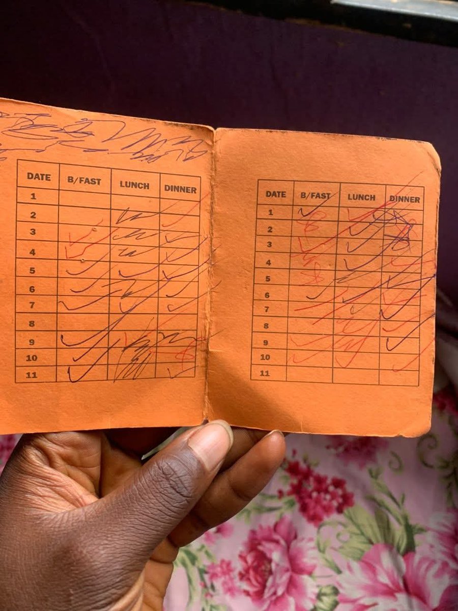 nysc360's tweet photo. A meal ticket is something i took very seriously in camp 😂😂😂 
abeg who can relate? https://t.co/IPJLy6F2bG