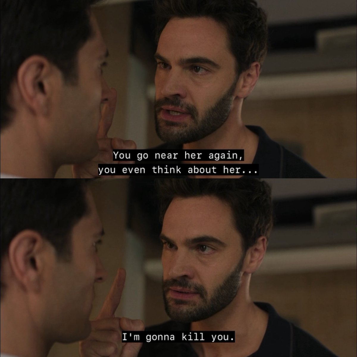 rayainalif's tweet photo. Me? falling for the “touch her and I’ll kill you” trope every single time? absolutely yes. https://t.co/tOEQeFSWAN