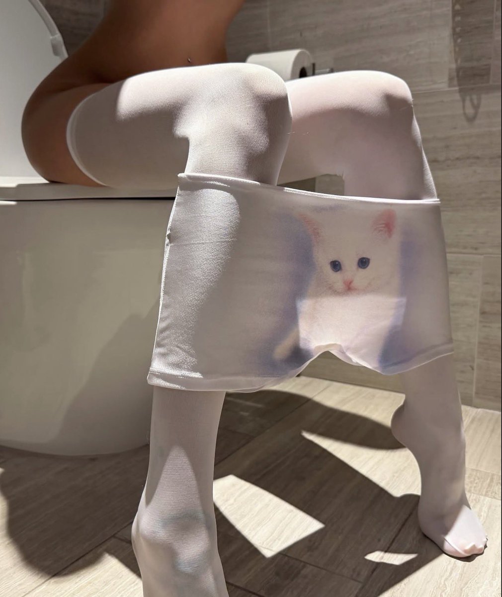 HardestFitPics's tweet photo. Yeezy x Mowalola Kitty Shorts https://t.co/4Xv1hA7keR