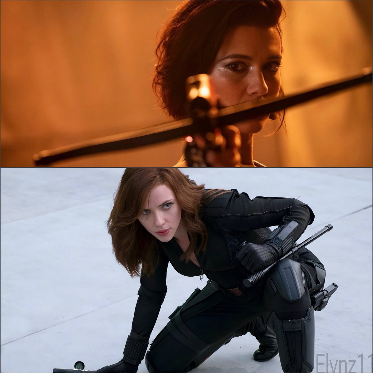 elvnz11's tweet photo. Black Widow vs Huntress. Who wins?

MCU Natasha from Civil War vs Helena from Birds of Prey.

Imagine Natasha needs Zsasz alive to expose Sionis. Helena finally tracks down her family’s killer, only to find Nat blocking the shot.

Neither is walking away. Standard gear, no backup.