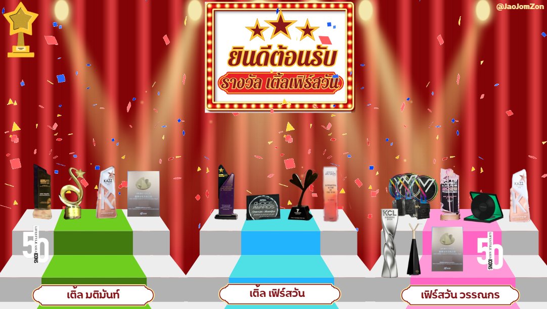 Jao_JomZon's tweet photo. เชิญพบกับประวัติถ้วยรางวัลของคุณเติ้ลเฟิร์สวัน
ทั้งแบบเดี่ยวและคู่ มาพาทั้งคู่ไปรับรางวัลกันอีกเยอะๆกันค่ะ 😃

#TleFirstone #เติ้ลเฟิร์สวัน #TLE_mtm #Firstone
@TLE_mtm  @firstone_wnk 

https://t.co/WJuoyKtJ6A

https://t.co/U82N62w15Y https://t.co/P0WeFjP1cg