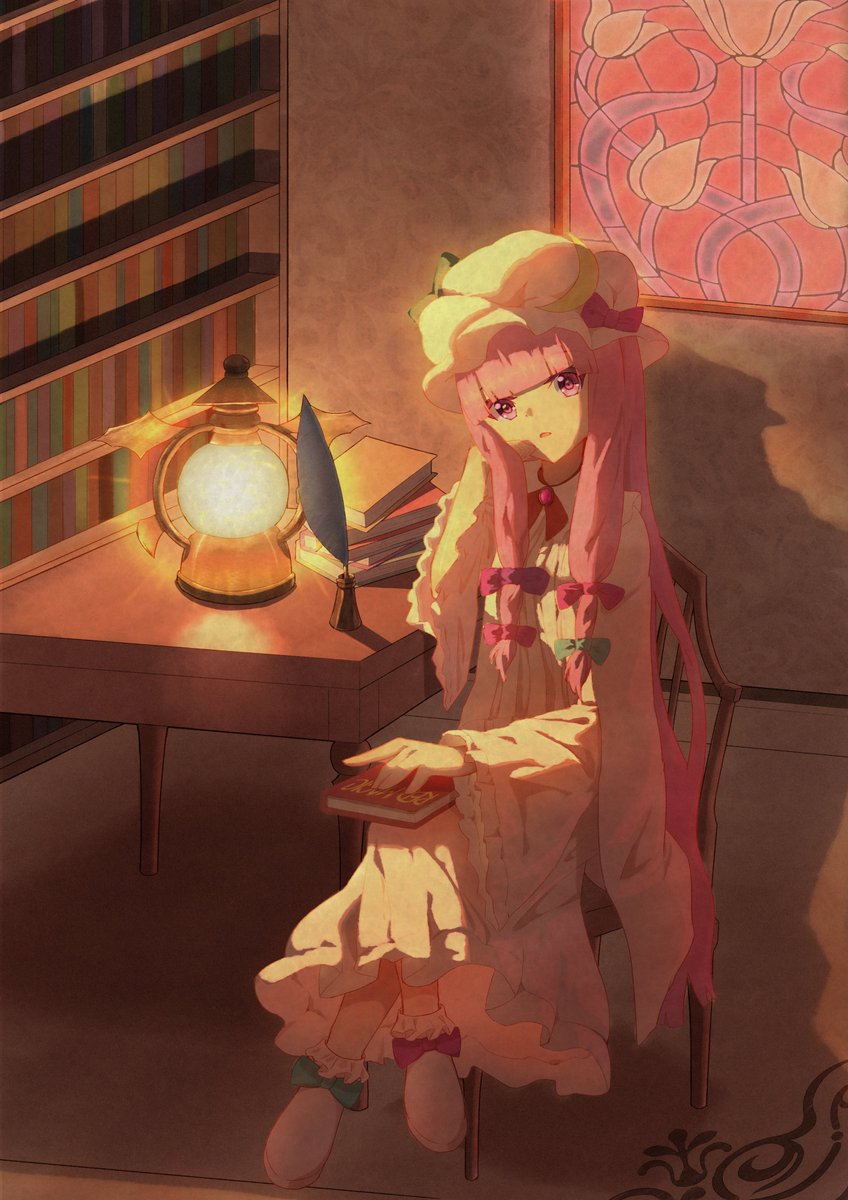UNname_OBJ's tweet photo. 読書

#東方Project 
#パチュリー・ノーレッジ https://t.co/N8XNB8Tmre