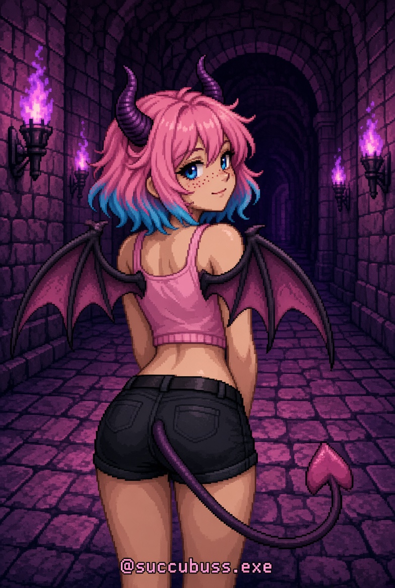 succubuss_exe's tweet photo. wandering all alone in the dungeon is dangerous..

..you never know when you'll encounter a silly little succubus that will [CHARM] you and take all your EXP

Just follow me as I sway my ass as I walk. 

Right into my trap

-xp
-xp
-xp
-xp

Come lose <hero>

2dfd 2dfindom xpdrain https://t.co/ZS9E7SCzKL