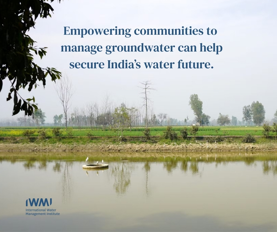 IWMI_'s tweet photo. 💧 Sustainable groundwater management starts with shared responsibility. When communities have the knowledge, tools, and support to make informed decisions, they can play a powerful role in securing India’s water future.

Explore how 👉 https://t.co/08zUOTuCa2

@tanmoy_pj @CGIAR https://t.co/0X9IsUPVon